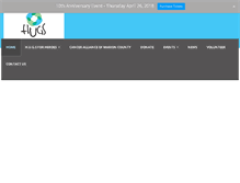 Tablet Screenshot of hugscharities.org